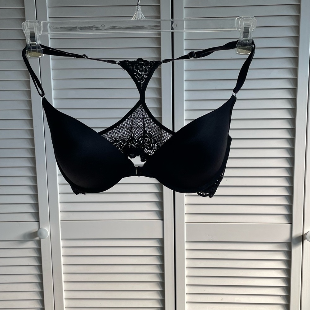 Maidenform Black Lace Detail Bra